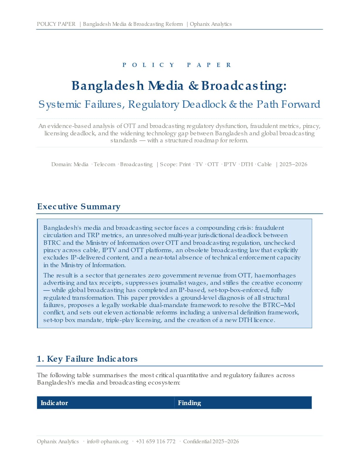 Bangladesh Media & Broadcasting — page 1 of 12